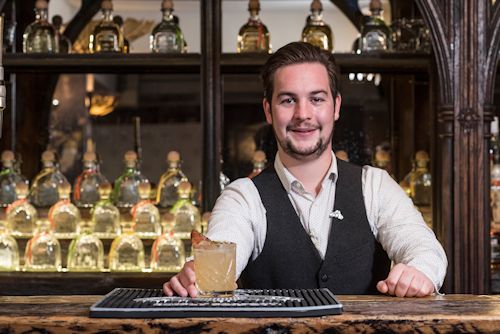 Mike McGinty with his winning cocktail