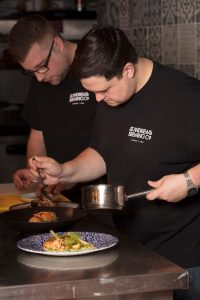 James Sherriff, executive sous chef and Callum Phillip, executive head chef